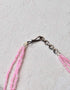 Long Necklace Japani Poth 3 Bead (Pink)
